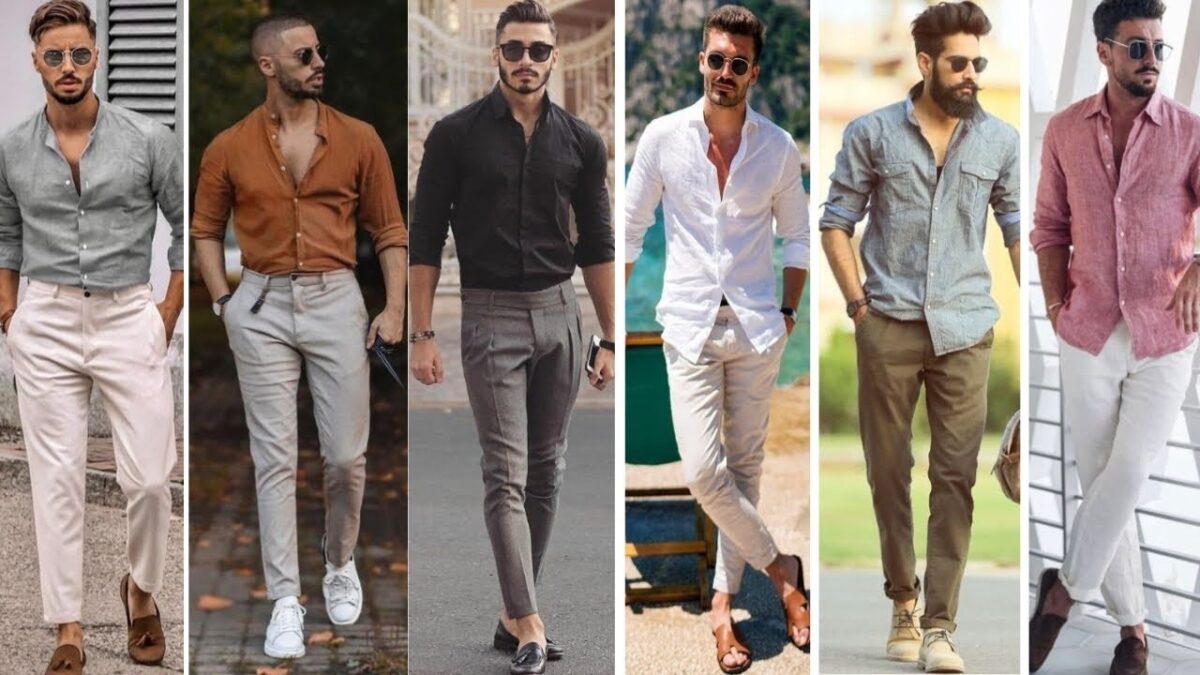 Linen Shirt Outfit Ideas for Men